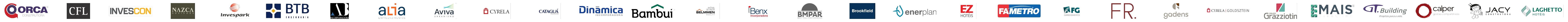 Mais logos de clientes da Takeda Design